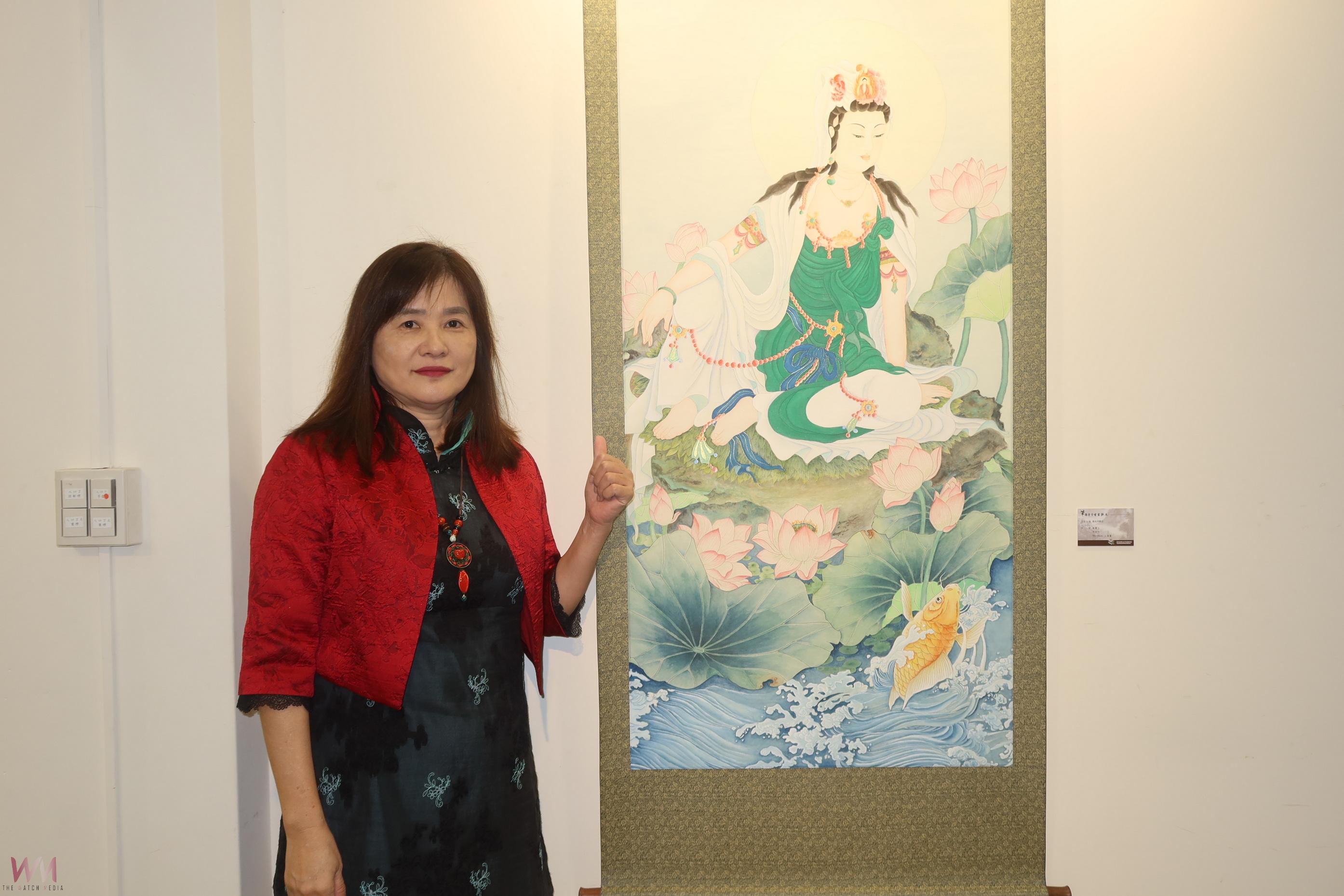 （有影片）／筆韻丹青映校史　彰化女中邀藝術教師共展作品