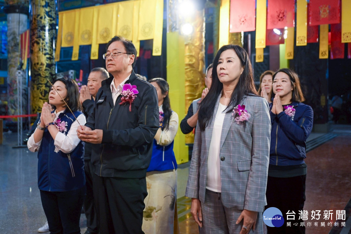 張市長盼三太子持續庇佑桃園。<br /><br /> <br /><br />