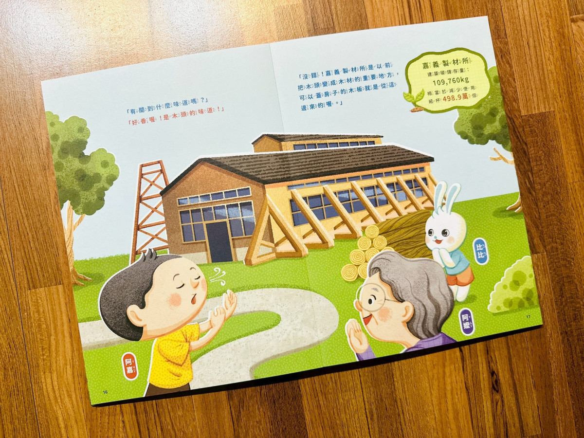 嘉義市首本官方環境教育繪本《木都綠旅行》正式發行／嘉義市府提供