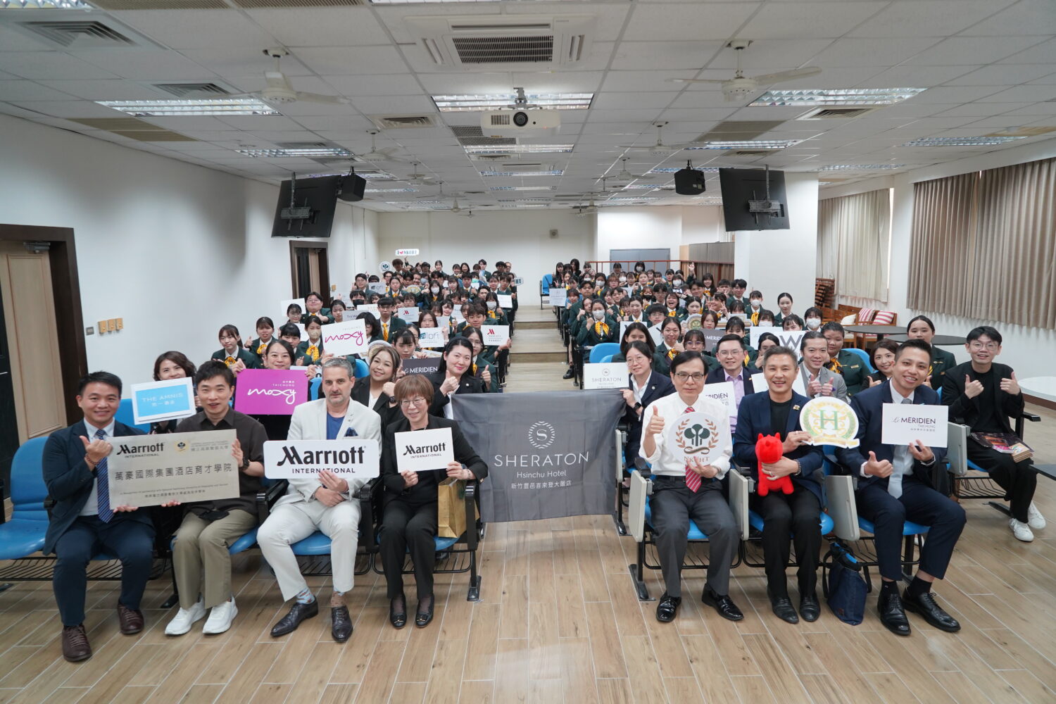 高餐大攜手萬豪國際集團啟動國際人才培育鏈 旅館人才培育邁向新里程碑