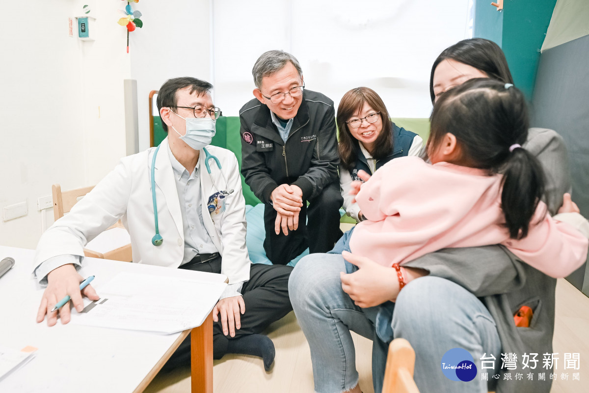 王副市長視察「桃園市托嬰中心健康服務試辦計畫」。