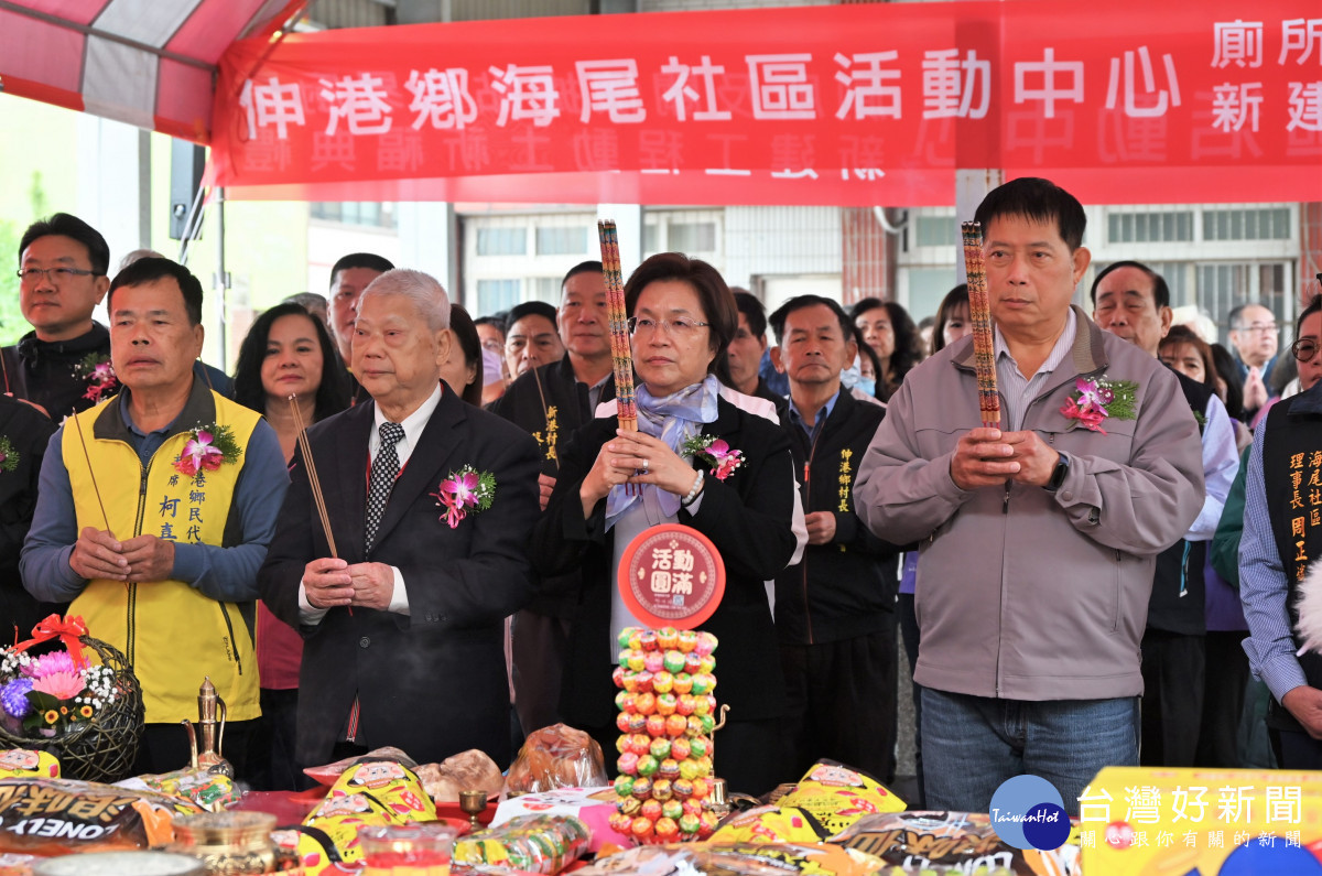 伸港海尾社區再升級!斥資1,070萬元打造關懷據點廚房與廁所正式動土。圖/彰化縣政府提供