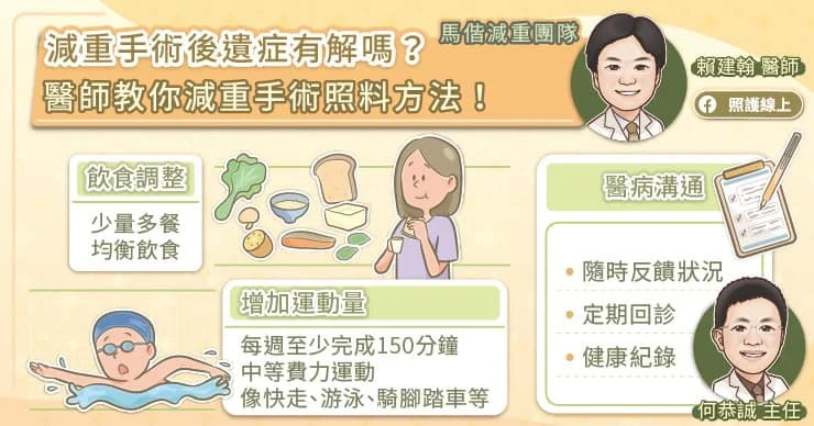 減重手術後遺症有解嗎?