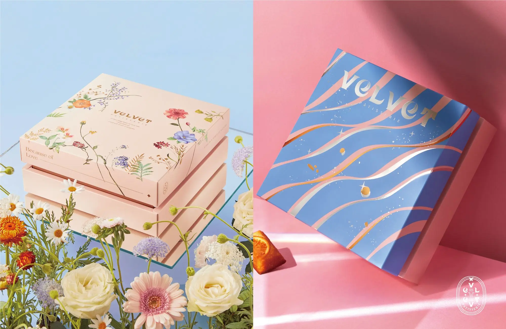 【法式法絨】2025喜餅推薦 花續喜餅禮盒 河畔喜餅禮盒