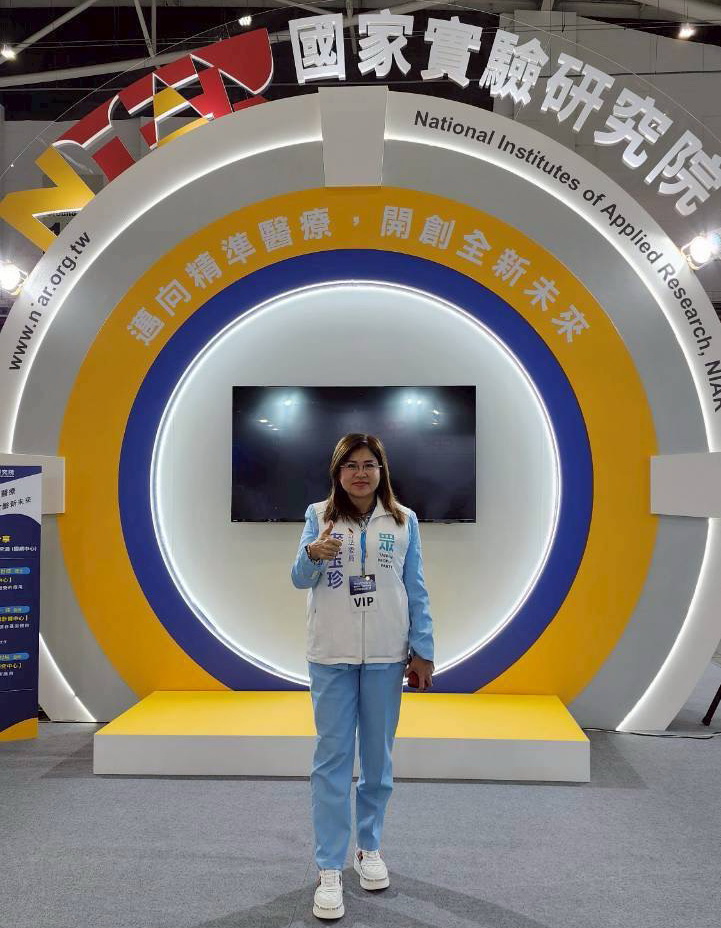 民眾黨立委麥玉珍出席2025台灣醫療科技展，關注新南向醫療合作與國際醫療發展。（圖／麥玉珍國會辦公室）