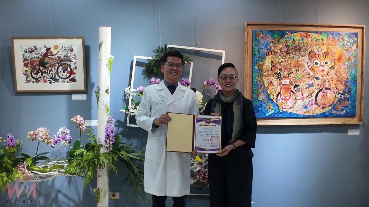 「有花有畫」雙人聯展點亮雲林分院　藝術陪伴民眾走過溫暖歲末 - https://www.watchmedia01.com