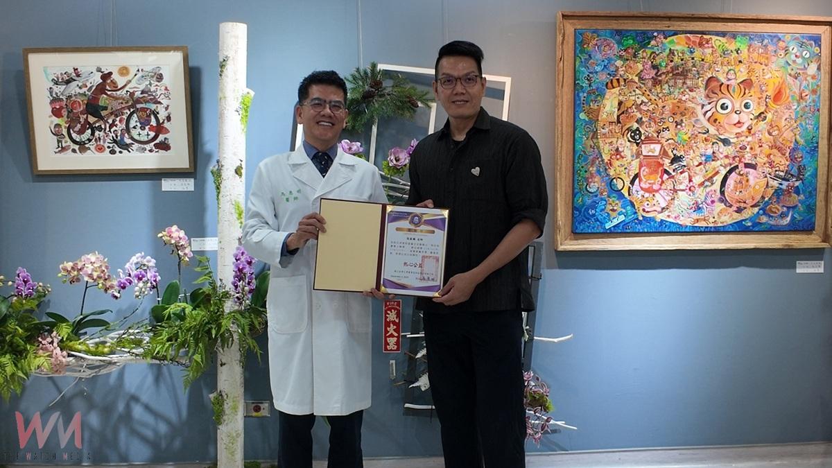 「有花有畫」雙人聯展點亮雲林分院　藝術陪伴民眾走過溫暖歲末 - https://www.watchmedia01.com