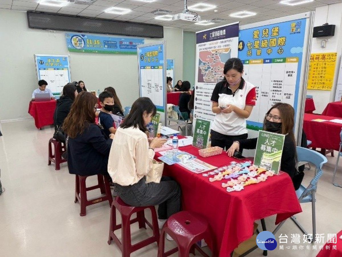 「2025年新竹地區現場徵才活動」集結21家優質企業、提供1,691個職缺。  （活動示意圖）