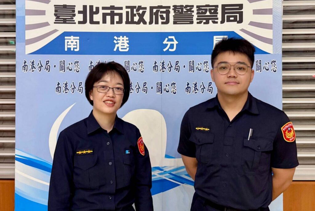 迷途老婦身陷路中分隔島心慌 南港暖警及時出手助返家 38 1764903573127