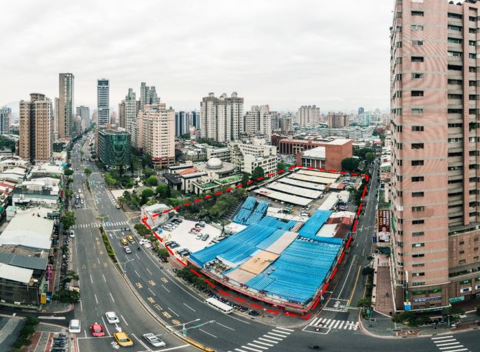 還地於民共榮共好 板橋公共設施專案通檢案12/22說明會 35 《圖說》板橋(機四)空拍照片。〈城鄉局提供〉