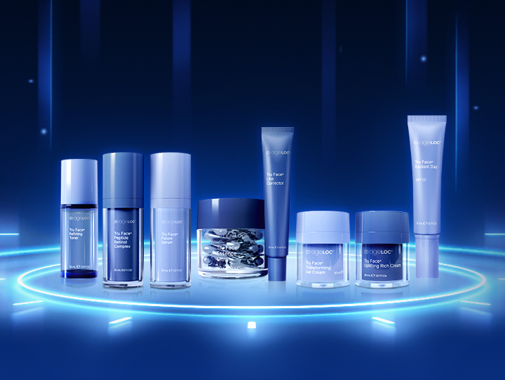 ▲全球抗老領導品牌Nu Skin全新推出ageLOC® Tru Face® 活顏抗老系列,提供預防與修護並進的全方位抗老體驗,讓肌膚維持在最佳狀態