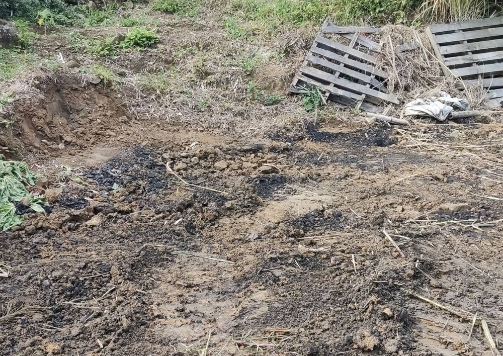非法傾倒廢瀝青 新北環保局查獲營造公司涉違規送辦 190 cnews204251205a11