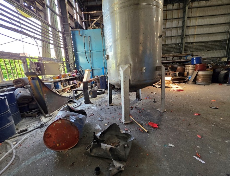 大園鐵工廠員工遭「撒旦之母」炸飛身亡 桃警曝爆裂物來源 646gwfw 3