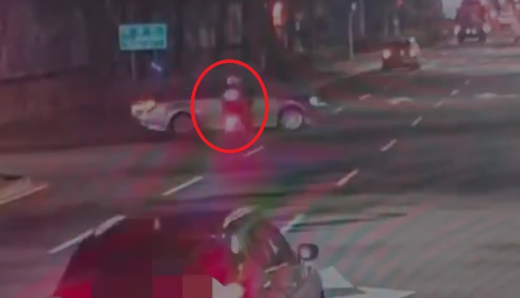 又是執行副總統勤務禍受傷!大安分局警員騎機車與自小客車相撞 右手骨折四肢擦挫傷