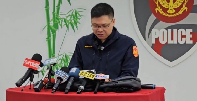 執行車隊勤務遭撞飛!礁溪24歲員警重傷送醫,警分局長黃靖堯哽咽說明惹鼻酸。(圖/記者翻攝)