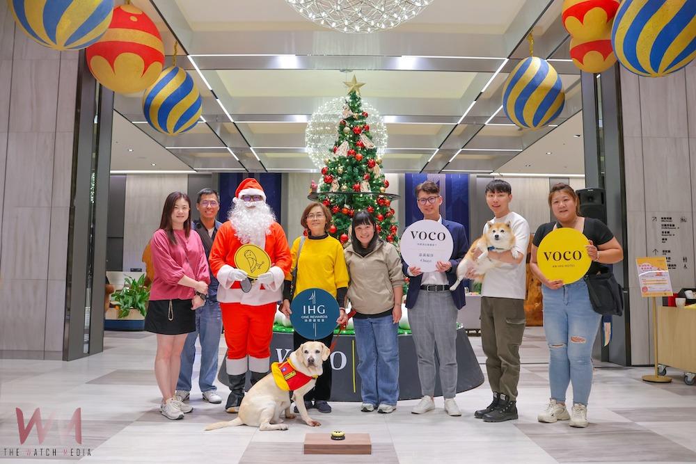 嘉義福容 voco全台首創 讓萌力助浪浪的聯手搜救犬「鐵雄」點亮耶誕燈 - https://www.watchmedia01.com