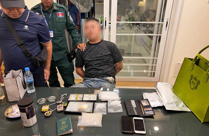 臺柬美合作跨境緝毒 金邊逮台籍主嫌、查獲千萬毒品