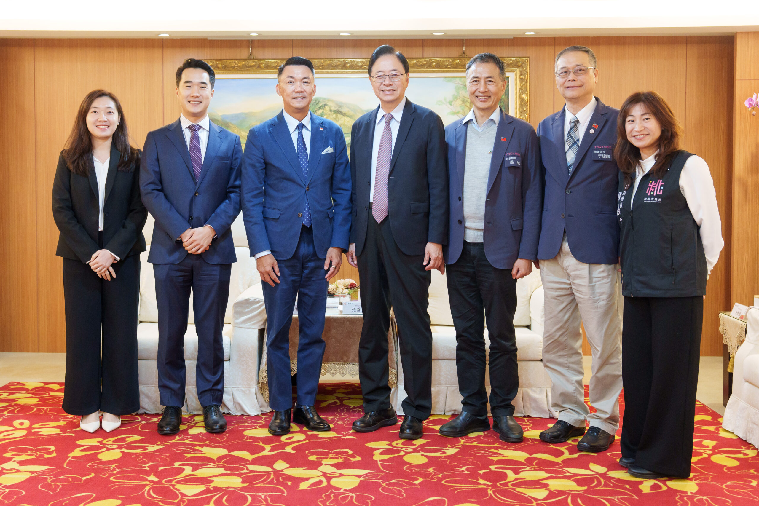 新加坡駐台代表葉偉傑離任前夕辭行 活動合影 0 scaled