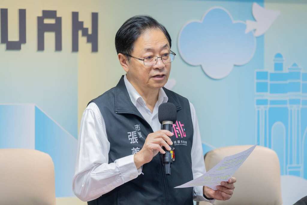 ▲桃園市長張善政表示,市府12月1日起針對機關、學校及市場試運行垃圾費「隨袋徵收」,並訂於115年1月1日正式實施。市府將持續優化配套、加強溝通,與市民共同推動更永續的城市環境。