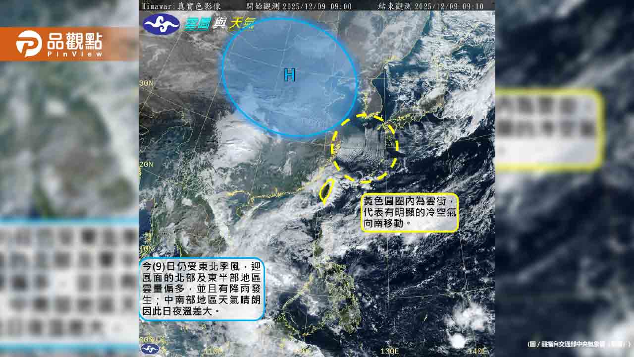 入冬首波冷氣團週末殺到!最低溫恐破10度以下