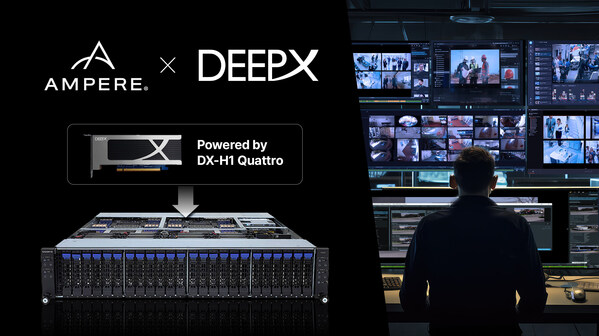 DEEPX宣佈推出基於AmpereOne®平台的超高效人工智能視頻分析解決方案