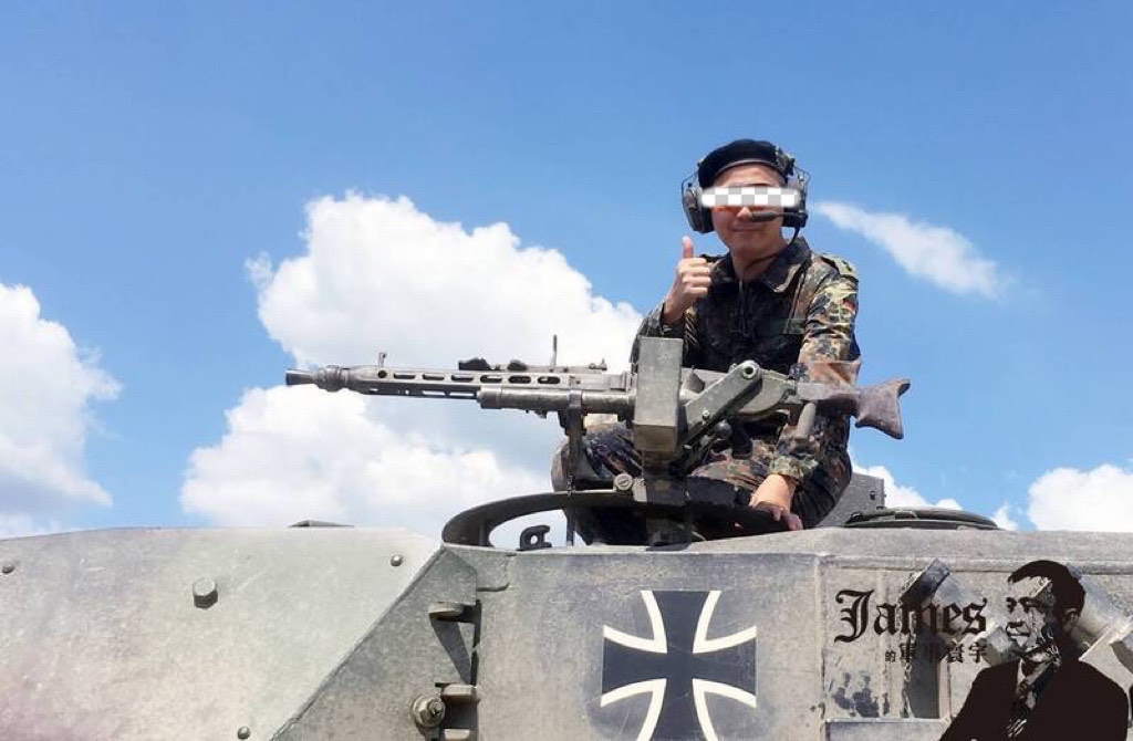 知名軍事作家黃竣民遭詐騙集團盜用照片實施詐騙,高達上千次。(記者翻攝)