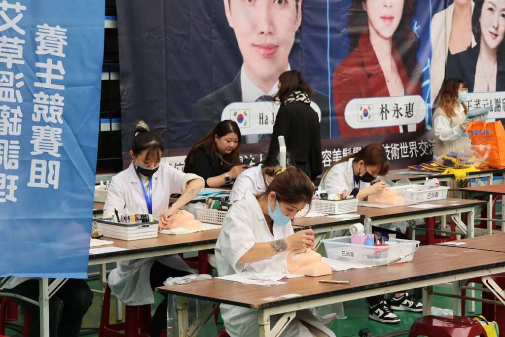 ▲國際盃美容美髮大賽苗栗登場。