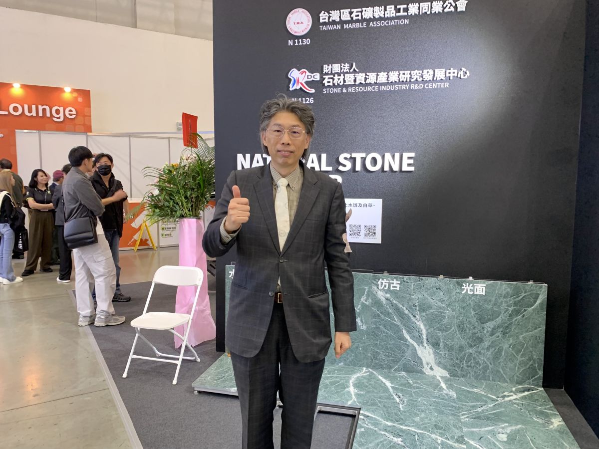 圖/台灣區石礦製品工業同業公會理事長黃建堯。(石礦製品工會 提供)