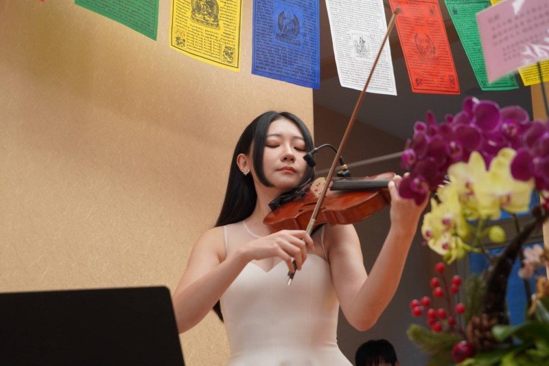 心潮麗天祈福音樂會 台北新弘法據點正式成立 百位社會菁英齊聚 以音樂回歸內在穩定力量