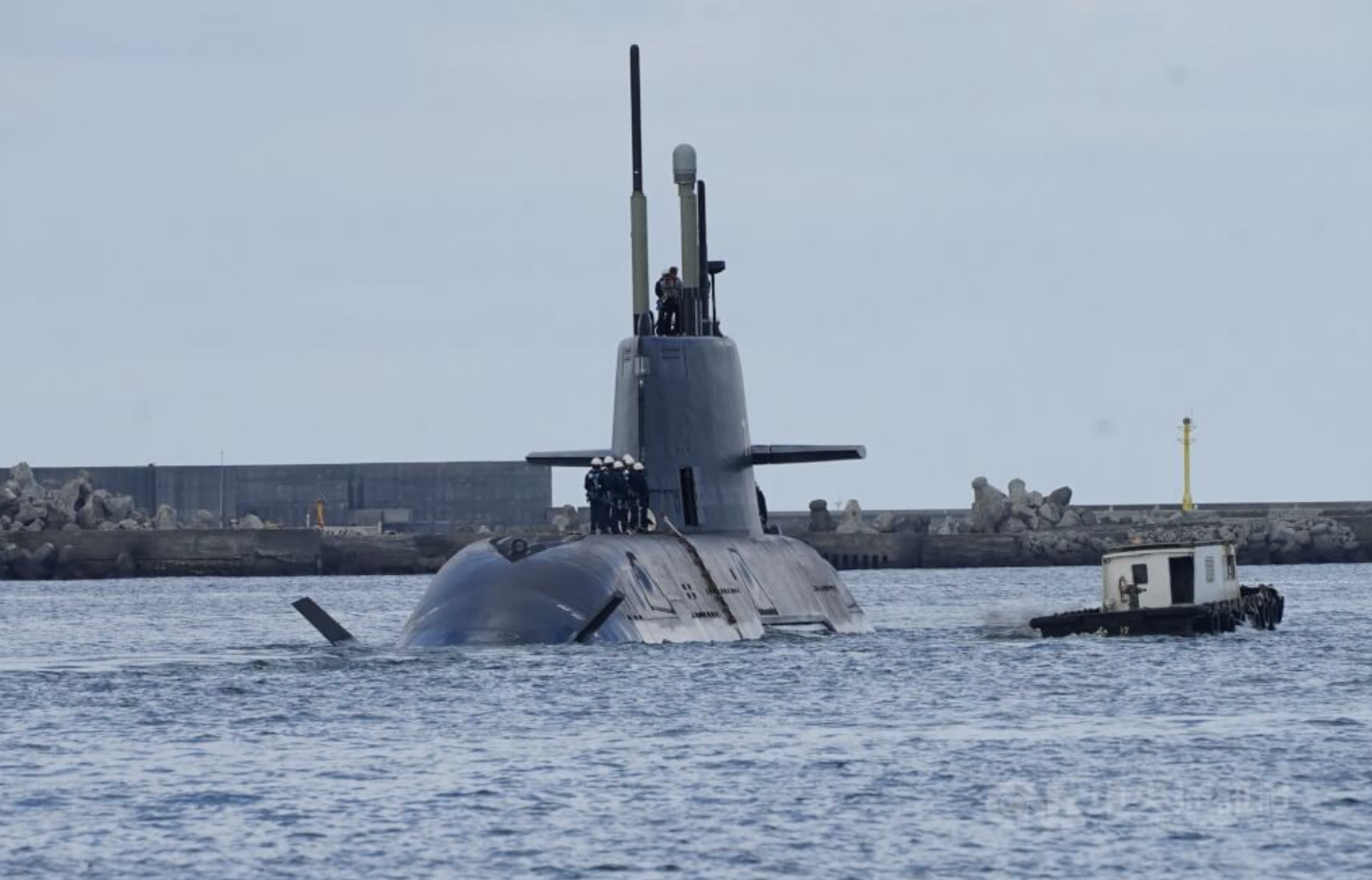 國造潛艦風波再起！遭爆「人力操舵」驚險返港 台船：無技術瓶頸