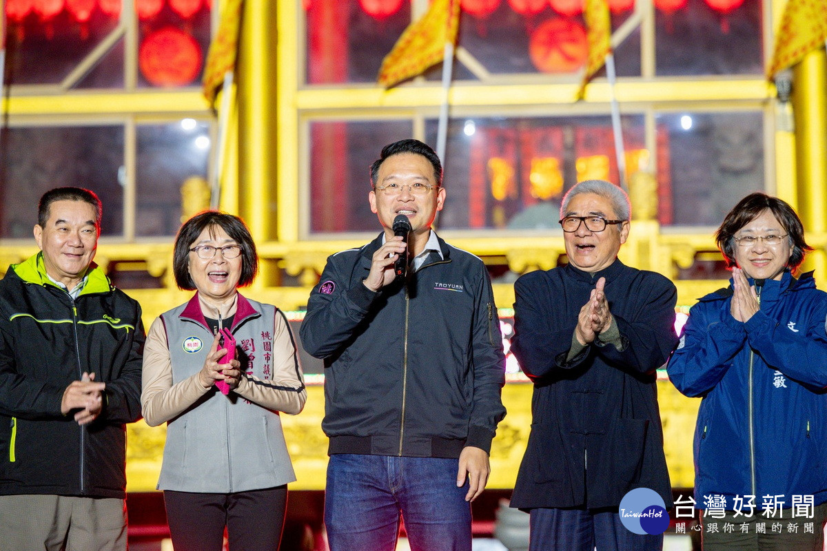 桃園市副市長蘇俊賓致詞。