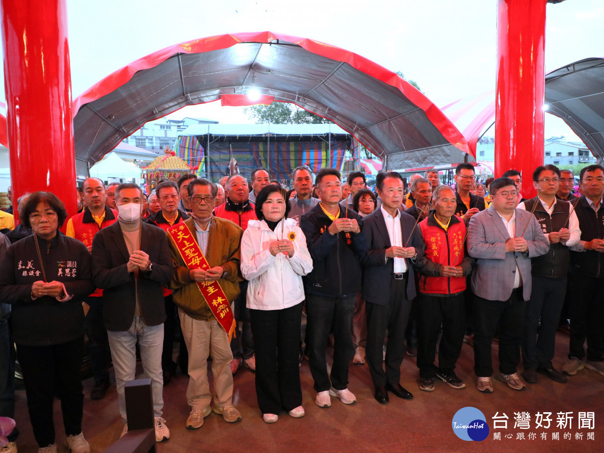 雲林六房天上聖母睽違10年,再度來到嘉義縣大林鎮延香賜福/嘉義縣府提供