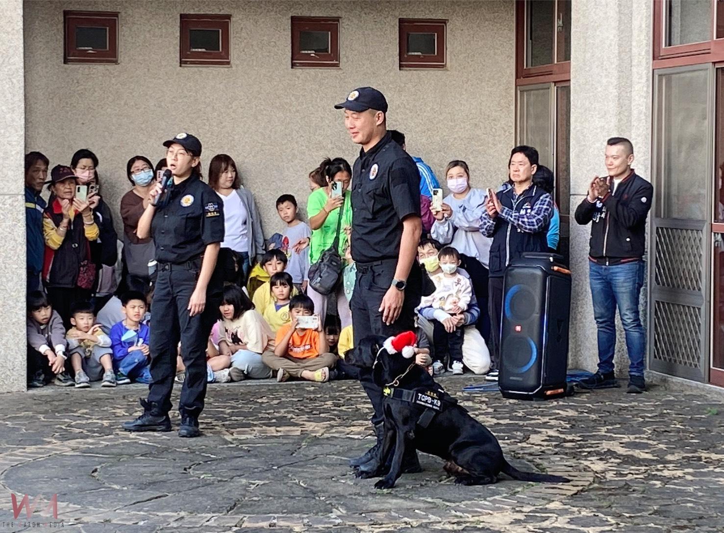 最萌反毒陣容 中市警犬隊聖誕裝現身聖誕親子活動 - https://www.watchmedia01.com