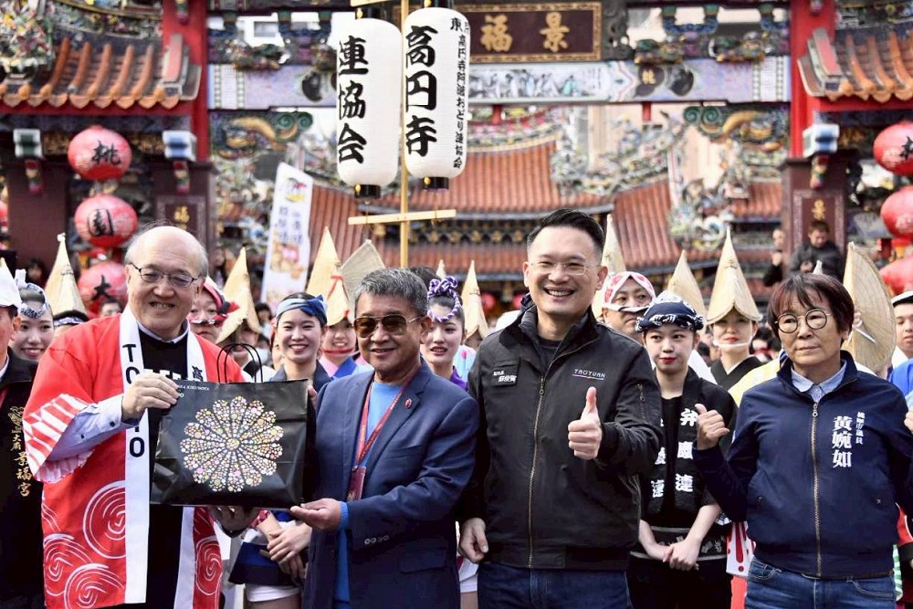 東京高圓寺阿波舞首度攜手桃園景福宮 蘇俊賓:文化交流帶動舊城再生 28 東京高圓寺阿波舞首度攜手桃園景福宮 蘇俊賓:文化交流帶動舊城再生 27