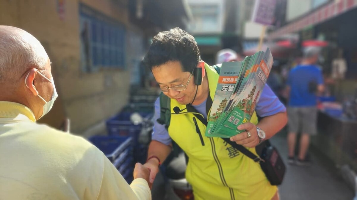 ▲左楠區市議員參選人薛兆基在沒有派系奧援下,以毅力與政見理念懇託選民支持。(圖/薛兆基競選左楠區市議員辦公室提供)