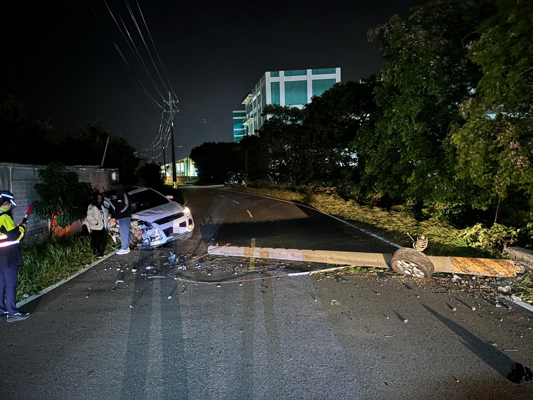 台電神速復電 新屋區酒駕撞桿事故 2小時內全數恢復供電 - https://www.watchmedia01.com