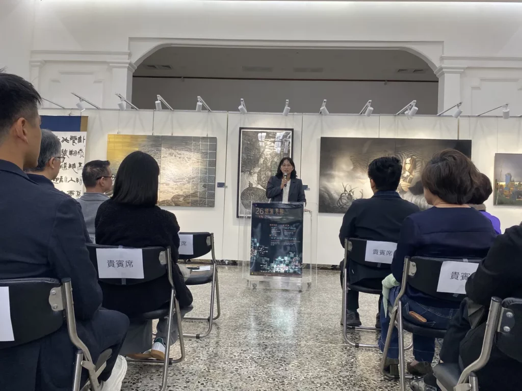 磺溪美展巡迴展新竹生活美學館張局長致詞