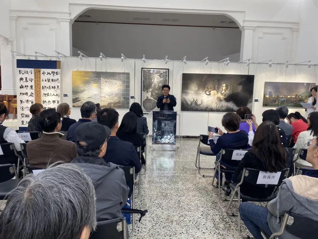 磺溪美展巡迴展新竹生活美學館葉館長致詞