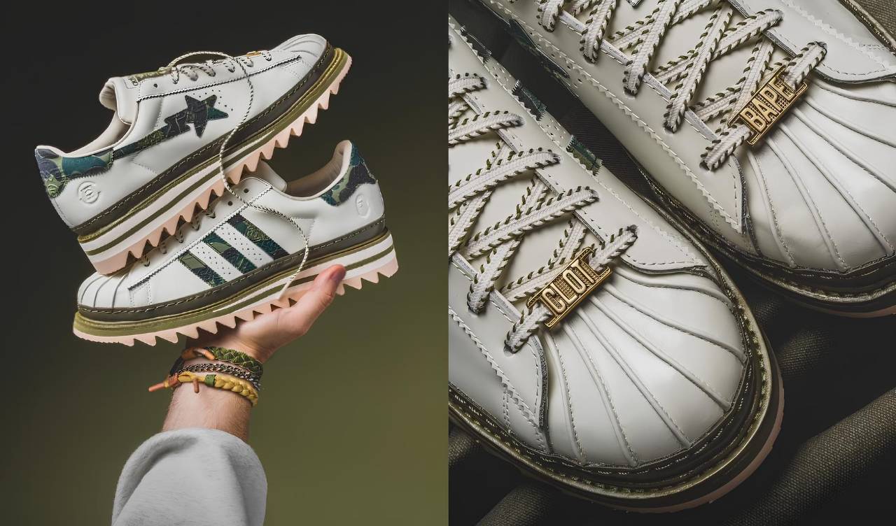 三方聯名再升級！　CLOT x BAPE x adidas Superstar 新配色亮相