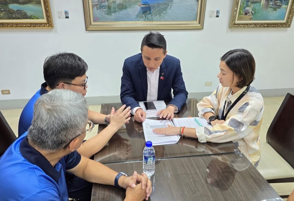 陳偉杰推運動友善城市 成功爭取淡水第1座室內匹克球場 251 248251216a05