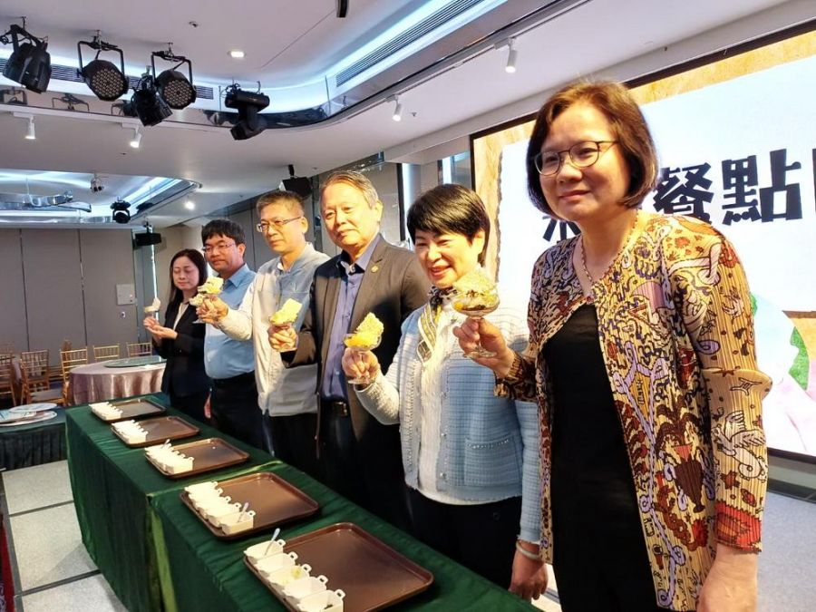 嘉大師生攜手新悦花園酒店    幸福嘉義米入甜點   發表永續創意料理