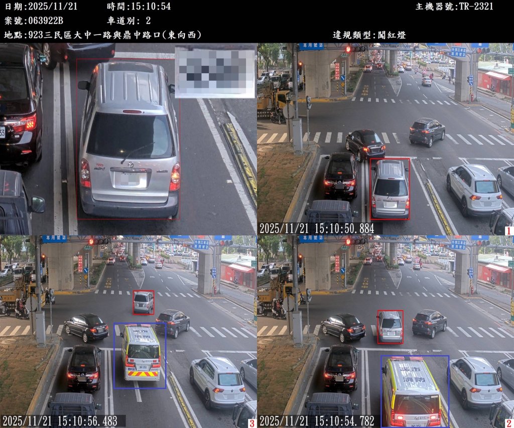高雄警首創ai科技執法過濾機制！避讓救護車不再挨罰