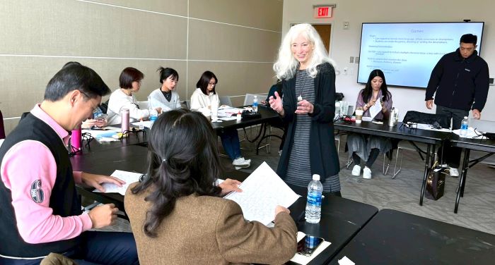 赴美學習 新北16名英語教師滿載「雙紐」養分 36 《圖說》參加Adelphi University教學策略及差異化教學工作坊。〈教育局提供〉