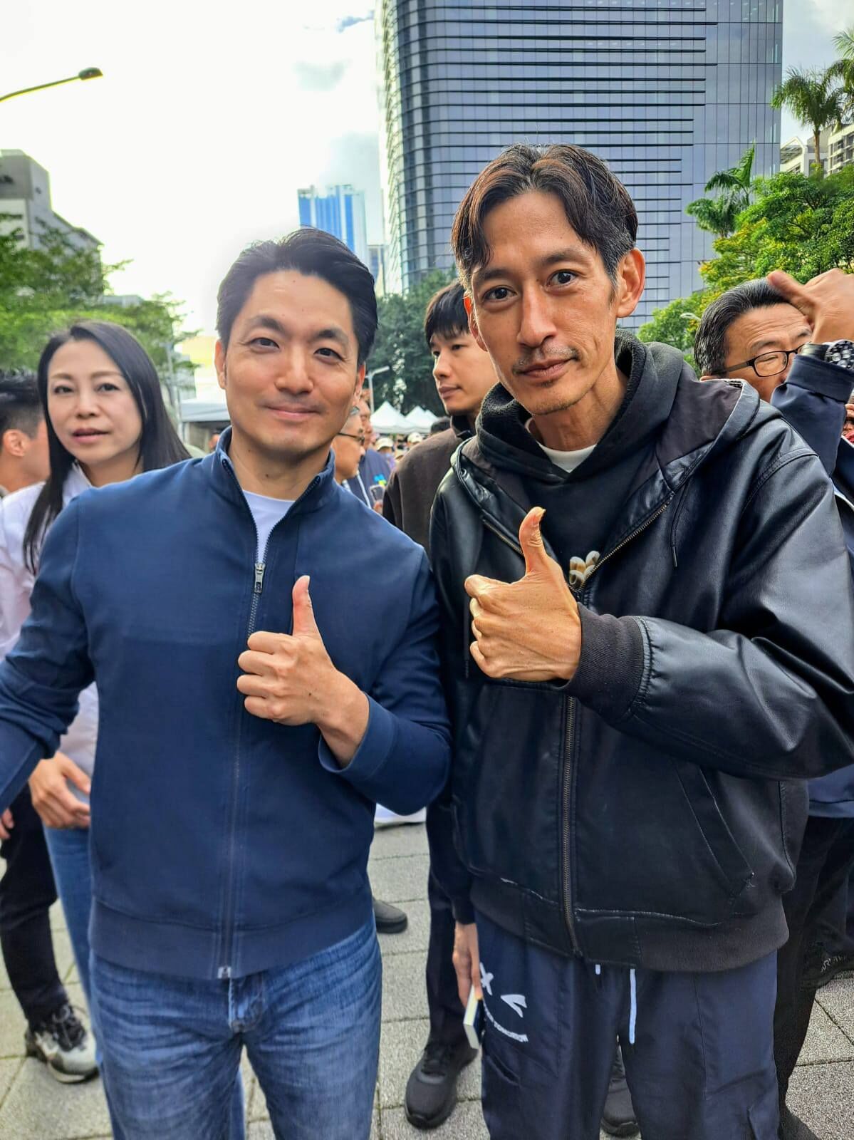 唐治平與台北市長蔣萬安合照。（圖／翻攝唐治平臉書）