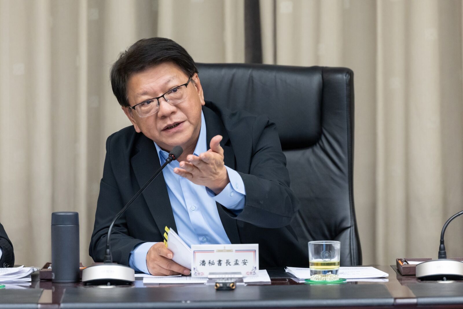 潘孟安說明未赴立院原因 指總統府幕僚須嚴守憲法分際 204 潘孟安說明未赴立院原因 指總統府幕僚須嚴守憲法分際 203