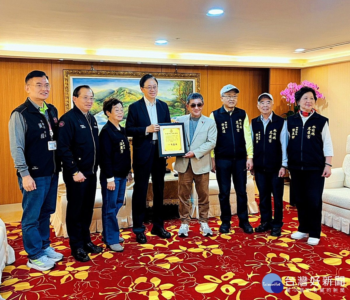 桃園慈宮寒冷送暖捐五百萬給市政府 市府將送給低收入戶共計六千多戶
