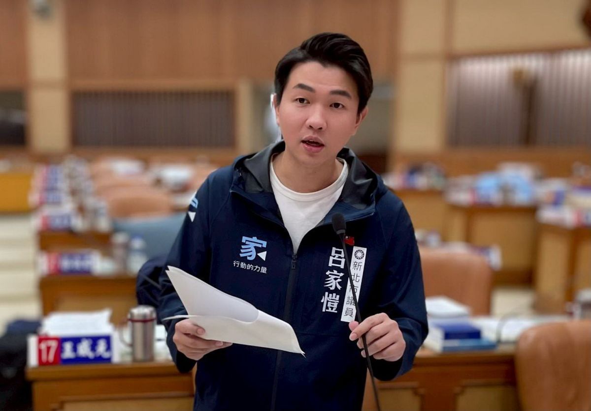 圖/新北市議員呂家愷表示,若大法官可自行決定開會及表決門檻,立法權對司法權的組織監督將形同虛設。(新藍圖連線臉書)
