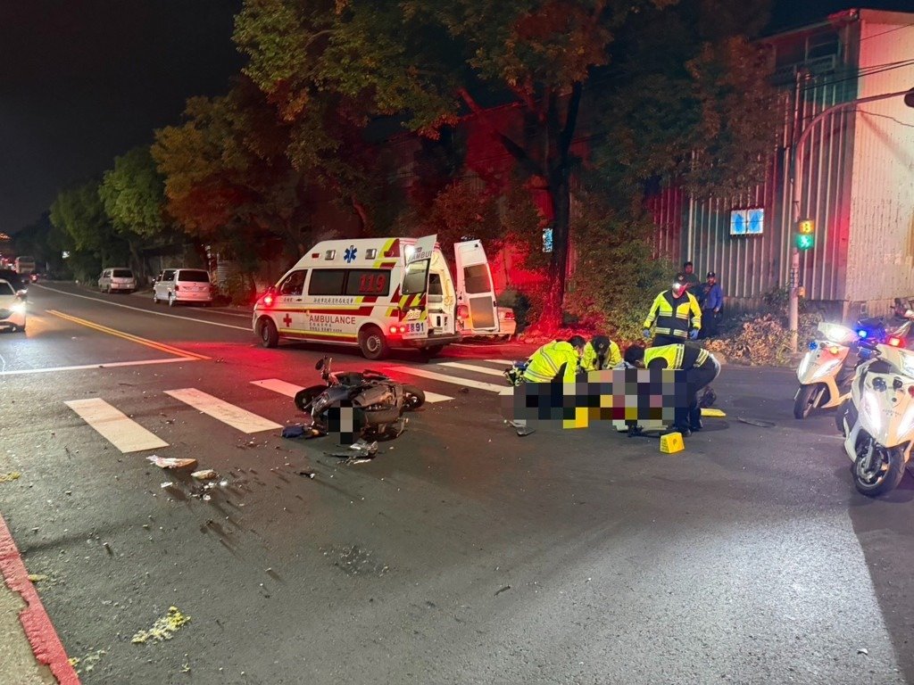五股左轉車未禮讓直行!修車工下班遇死劫 撞擊噴飛送醫不治