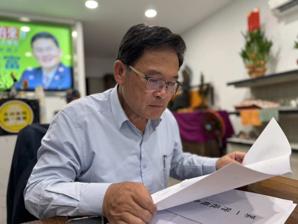 ▲彰化縣長類初選民調引熱議,邱建富表示短時間支持度暴增「不尋常」。(記者林明佑翻攝)