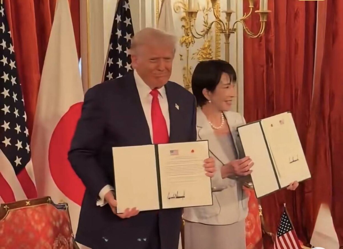 ▲美國總統川普今(2025)年10月28日訪問日本,與日本首相高市早苗簽訂日美關鍵礦物合作框架,與美日同盟黃金時代共2份協議。(照片本報資料照)